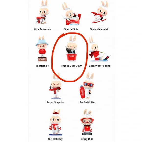 Pop Mart The Monsters Coca-Cola Series Figurine Time to Cool Down - Picture 10 of 16